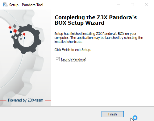 Pandora tool setup instlling help 6